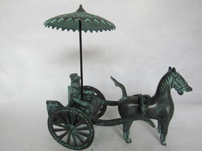 龍鼎青銅器馬拉車工藝品 再現“天子駕六”的收藏雅趣