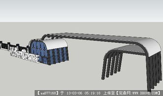 匠心獨運 某工廠大門建筑設(shè)計SU精品細(xì)致模型解析